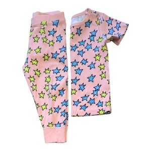 Quince Star Pajama Set Pink Size 2T‎ 100% Organic Cotton